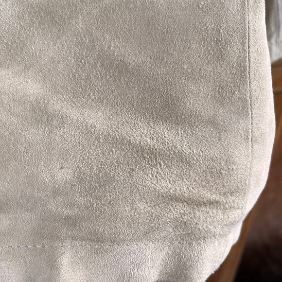 Gimo's Leatherwear Men's Italian Suede Jacket Beige Size L - Picture 5 of 13